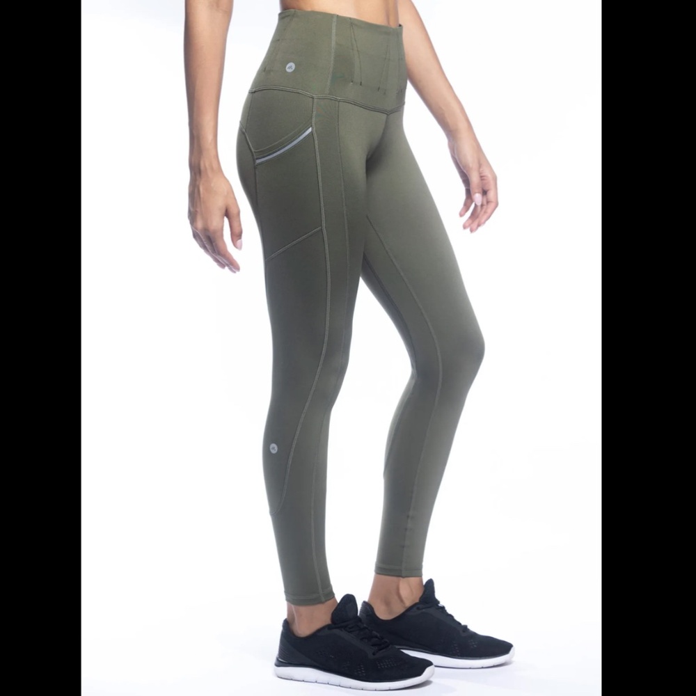 Alexo Athletica The Signature Pant 3.0 in Green Size Medium Concealed Carry - Picture 6 of 13